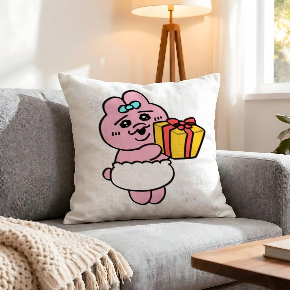 Doll Opanchu Usagi Cushion Cover 1Pcs Decorative Covers Soft Cushion Case For Sofa Couch Decor 40X40 45X45 Pillowcases
