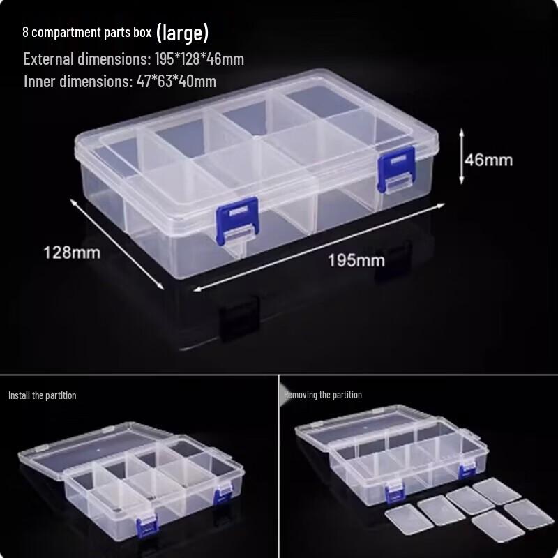 Modular Plastic Parts Storage Box