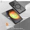 Роскошный защитный чехол Magsafe для Samsung Galaxy S24 S23 S22 21 Ultra Plus FE, матовый полупрозрачный магнитный чехол для зарядки