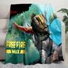 Cyberpunk Plush Blanket Perfect All Seasons Soft Comfortable Sofa Office Nap Travel Birthday Gift Christmas Present