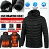 Жилет с электрическим подогревом, куртка, теплая грелка, тканевый утеплитель, USB-пальто унисекс