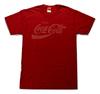 Мужская футболка Coca-Cola Coke Enjoy Coca-Cola с потертым принтом Красная Новая S