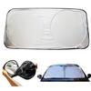Double Circle Car Front Windshield Summer Anti-Sun Heat Blocking Cover Protector