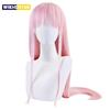 Веселье и Красота Анимация Волос Милашка в Иначе Два Длинных Парика Ролевая Игра Розовый Косплей Парик