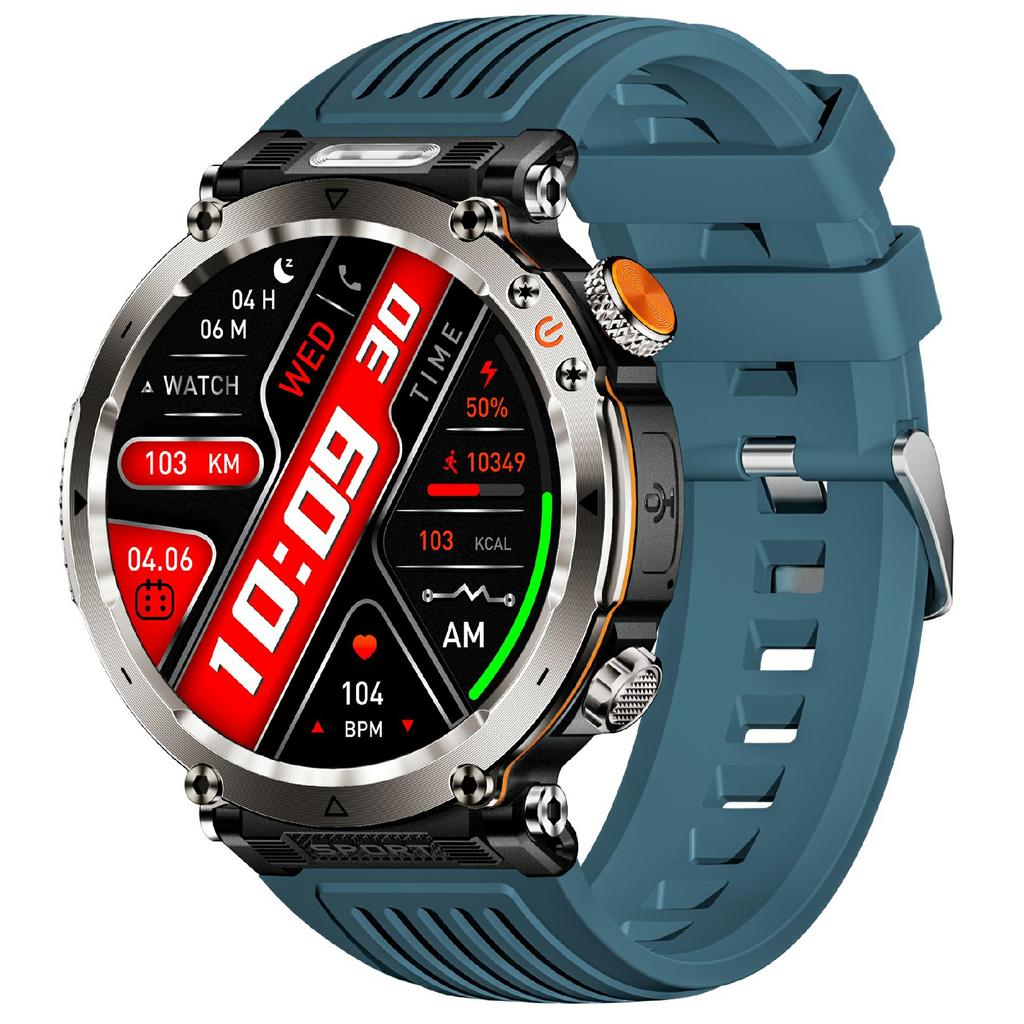 HT30 Силиконовый ремешок 1,7-дюймовые умные часы Мониторинг здоровья Компас Спортивные часы