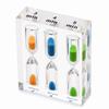Portable 1/2/3/4/5 Minutes Hourglass 3 in 1 Sand Timer Clock Acrylic Hourglass Timer  School Use