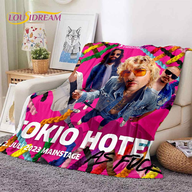 3D Покрывало Tokio Hotel Билл Каулитц, Мягкое Фланелевое Одеяло, Плед, Удобное Одеяло для Пикника, Кровати, Дивана, Дома, Спальни