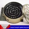 Creative Fireproof Mosquito Coil Holder with Lid - Portable Sandalwood Ash Catcher