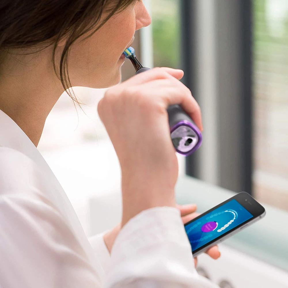 2/4PCS Toothbrush Replacement Clean HX3/X6/X9 Sonic Electric Toothbrush Soft Suitable Vacuum Bristle Nozzles Standard Electric Tooth Brushheads