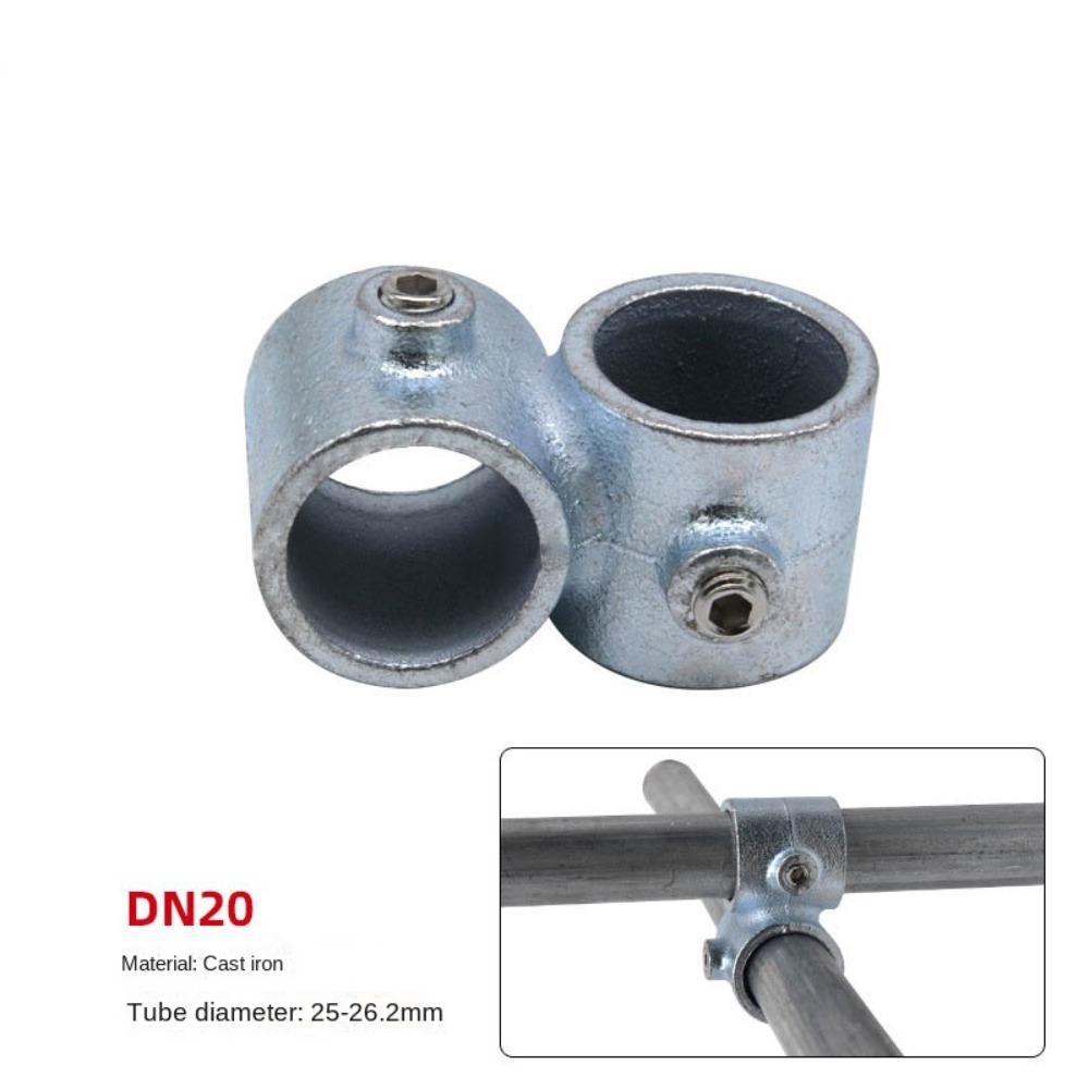 Fixed Buckle Frame Fasteners Aluminum Alloy Steel Circular Pipe Connector Steel Tube Shelf