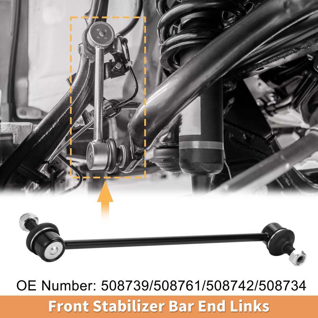 UXCELL 2pcs Front Stabilizer Sway Bar Link for Peugeot Partner 18-23 No.508739/508761