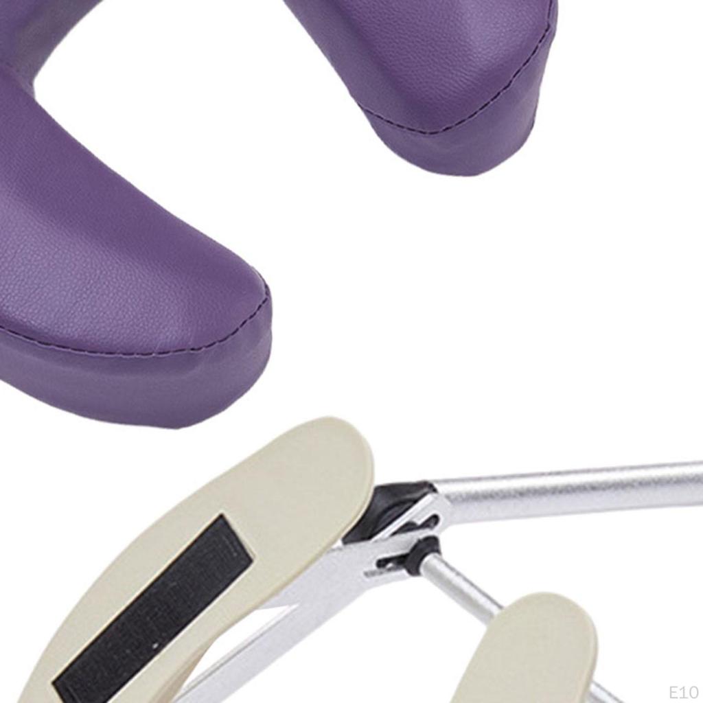 Face Cradle with Pillow for Massage Table Comfortable PU and Sponge Aluminum Alloy Bracket Sturdy