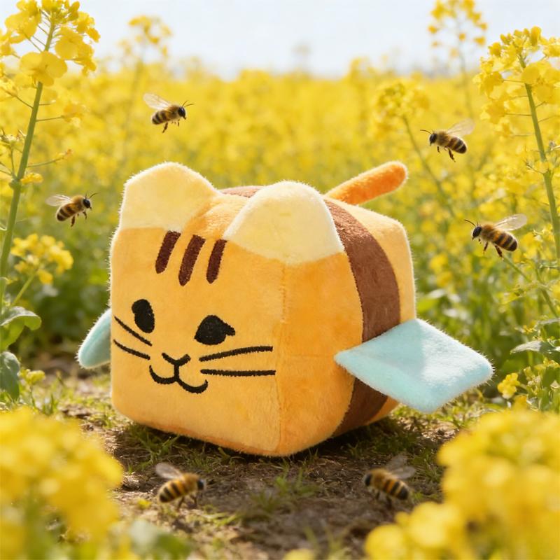 Funny Simulator Bee Plush Toys Game Character Accessories Exquisite Collection Desk Decoration Items Birthday Gifts For Friends