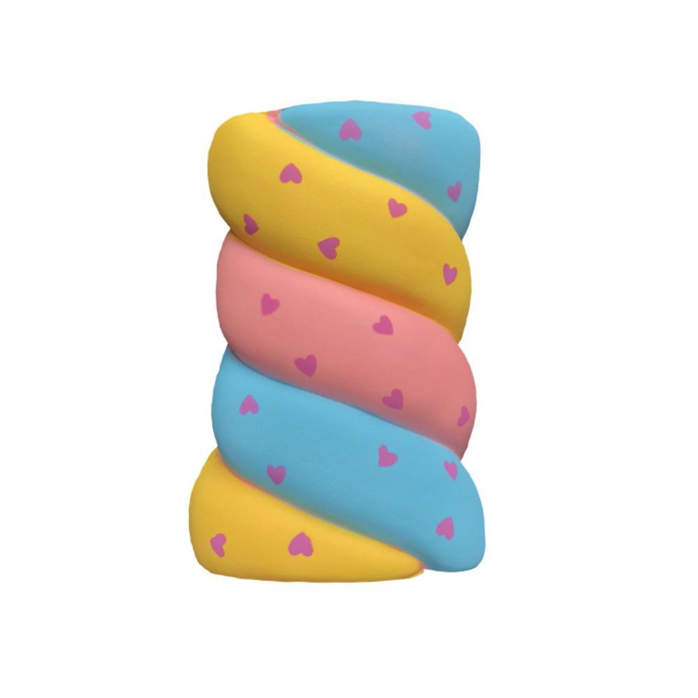 Cotton Candy Bread Squeeze Toy Soft Mochi Squish Foam Toy New Fidget Squeeze Toy For Stress Relief