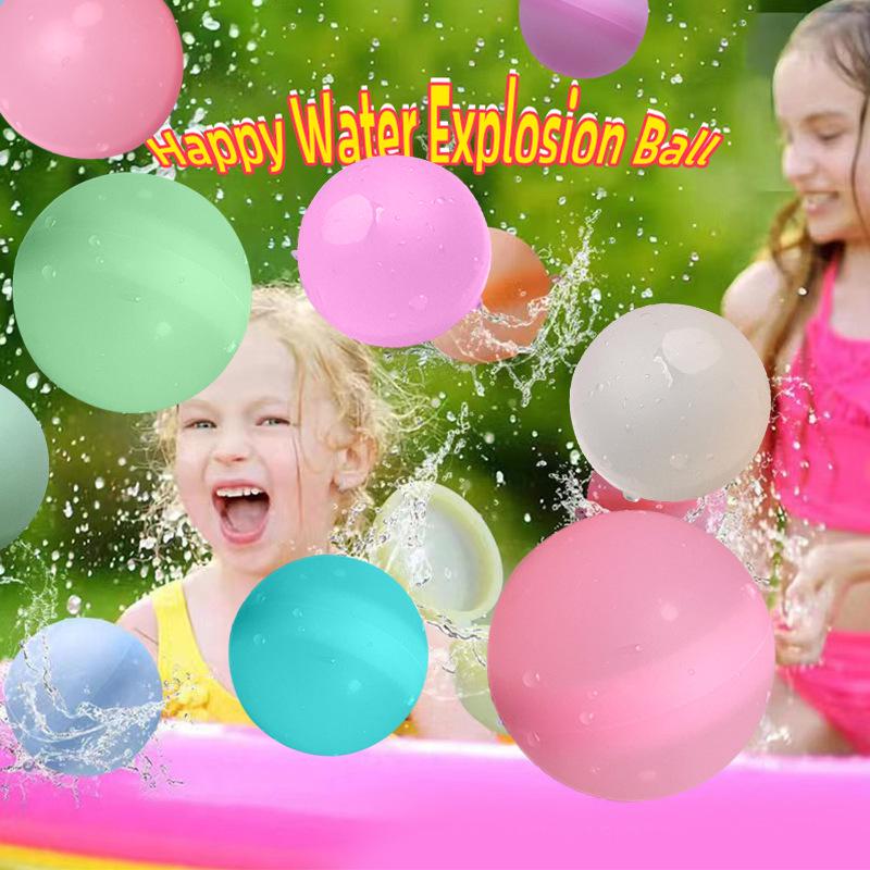 Силиконовые многоразовые водяные шары – игрушка для уличных водных игр и боев