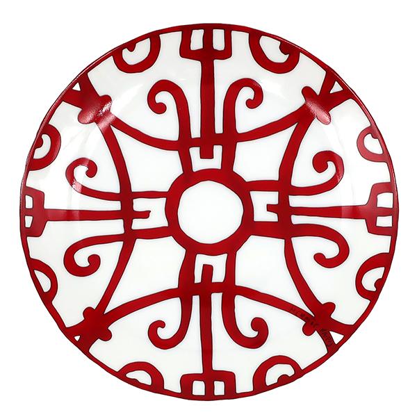 HERMES P011312P/P011512P Guadalquivir Bread Plates No. 4 & No. 6, Guadalquivir, Set of 2Tableware porcelain Array