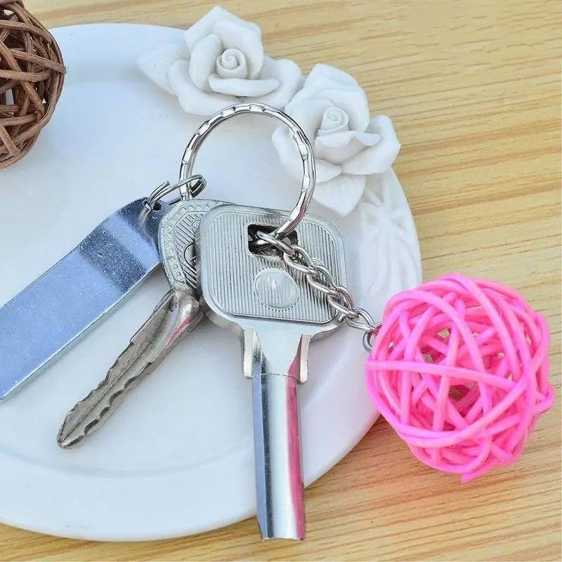 WTEMPO 100 шт. Круглые кольца из нержавеющей стали для ключей, сумок, ключей, подвесок, брелоков, бусин и ювелирных изделий, набор брелоков