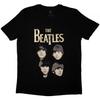 The Beatles Unisex Adult Four Heads T-Shirt