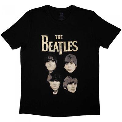 The Beatles Футболка унисекс с четырьмя головами для взрослых