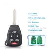 For Dodge Grand Caravan for Chrysler 300 Town & Country 5+1 6 Buttons Keyless Remote Key Fob ID46 315Mhz M3N5WY72XX