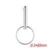 6.3mm BSET MATEL Marine Grade 1/4 Inch Quick Release Ball Pin For Boat Bimini Top Deck Hinge Marine Stainless Steel 316 Boat
