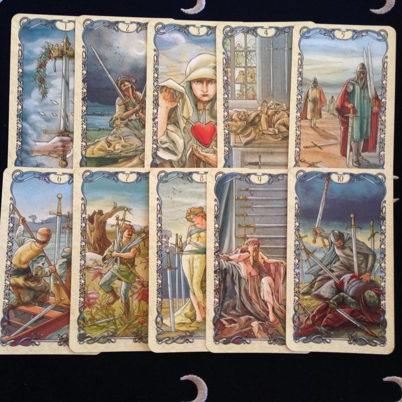 Mucha Tarot Cards English Version Board Game Card