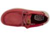 Hey Dude Wally Jute, Mens red Sneakers