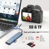 8-в-1 USB 3.0 Док-станция со считывателем карт TF/SD и USB-хабом для ноутбука