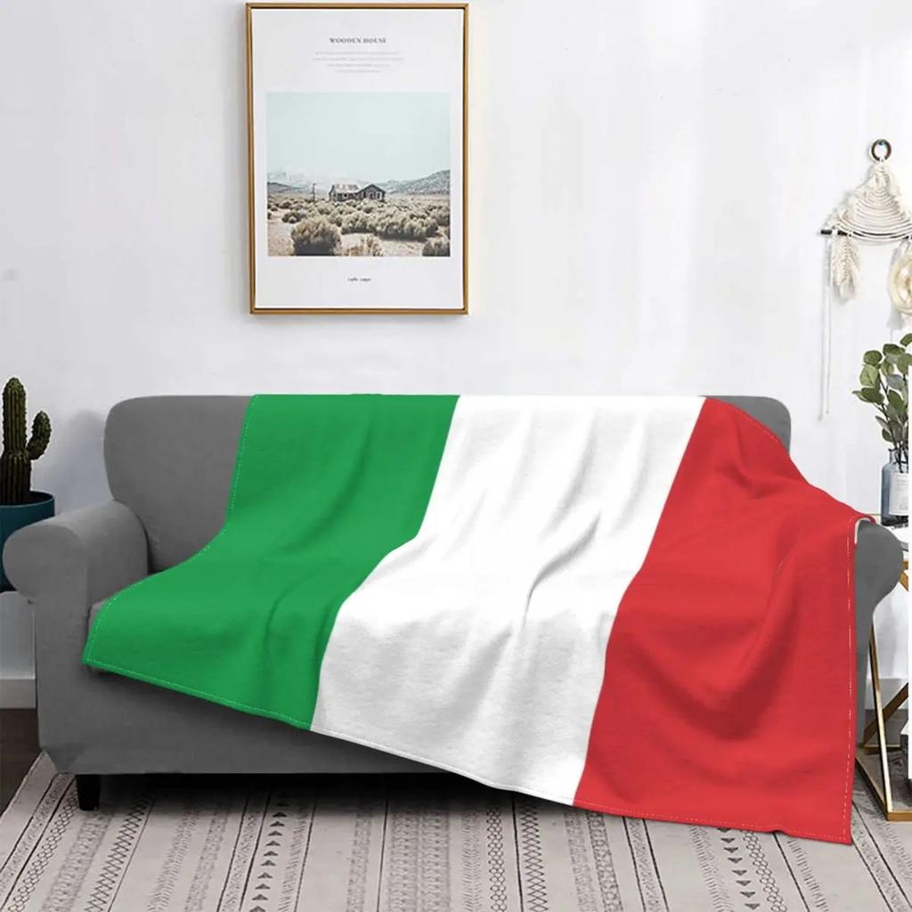 Napoleon Flag Themed Blanket Warm Soft Flannel Decorative Blanket Sofa Home Decoration Gift