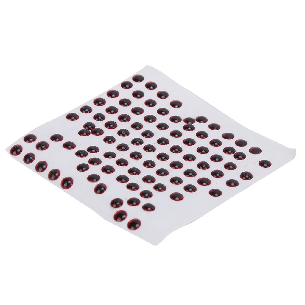 100 шт. Глаза для рыболовных приманок 3D Имитация Рыбий глаз Наклейка для вязания мушек Приманки Поделки DIY Материалы