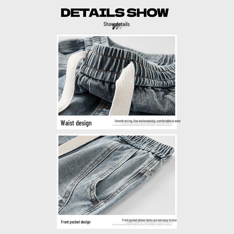 JEEP SPIRIT Men's Relaxed Straight-Leg Denim Jeans