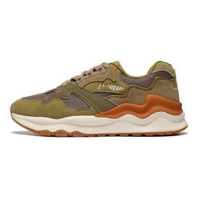 Li Ning 001 Mountain And Sea нескользящие износостойкие низкие спортивные повседневные туфли мужские кроссовки грибно-коричневые AZGT007-4