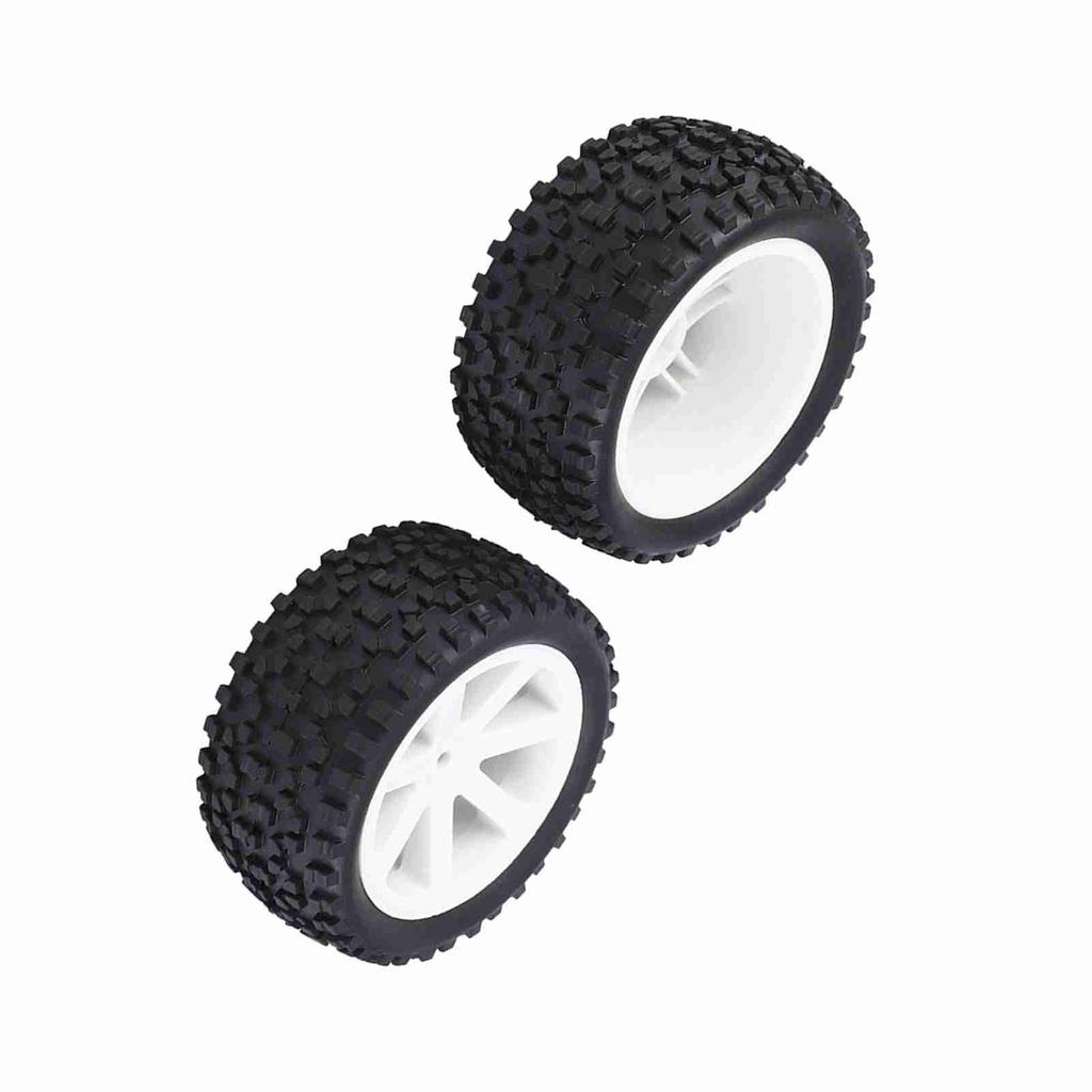 4 шт. 1/10 RC Truck резиновые шины колеса шины для ZD Racing Buggy Crawler Car белые