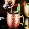 Durable Coppery Beer Mugs 550ml Coffee  Cup New Copper Moscow Mule Mug  Bar Drinkware
