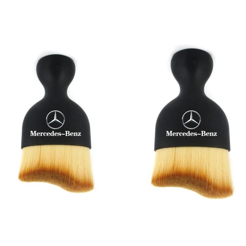 UFBEI1 2025 Hot Car Air Vent Cleaning Soft Brush With Casing Clean Tool Dusting Crevice Brush Auto Interior For All Mercedes Benz AMG s