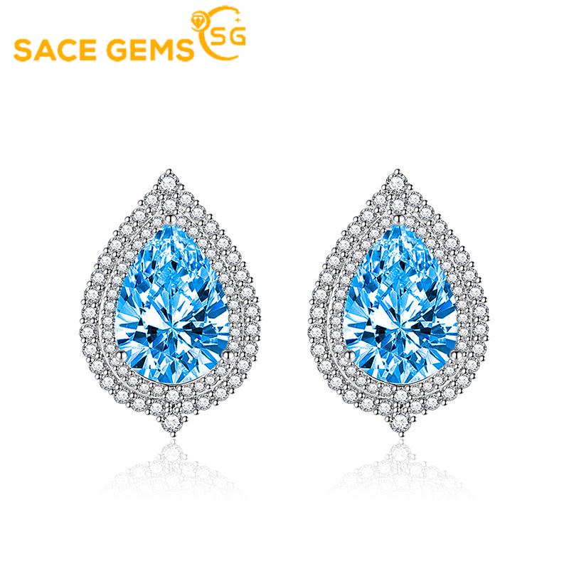 Sace Gems Серьги-капли для женщин, подарки на свадьбу