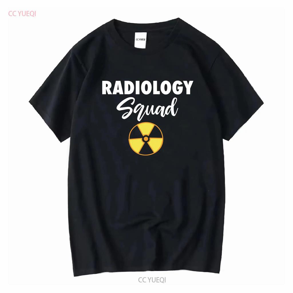 Футболка с принтом Radiology Squad RadiologisT, рентгенолаборант, выпускник радиологии, с длинным или коротким рукавом, винтажная, стираная, для повседневной носки
