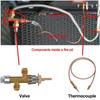 Air Tightness Flameout  Valve Easy Installation Stove Control Kit  Propane Heaters