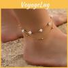 Crystal Water Modern Geometric Anklet With Alloy Material For Vacation Beach