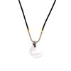 Moon pendant necklace imitation opal women's niche new Chinese collarbone chain versatile retro personality temperament neck chain