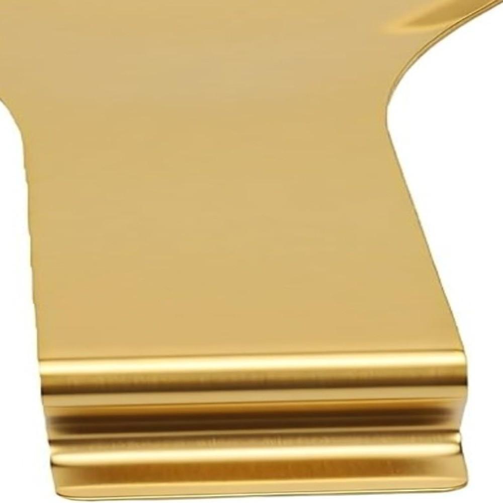 2PCS Gold Stainless Steel Holder Stainless Steel Ladle Spatula Holder Home Kitchen