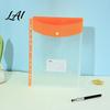 Project File Organizer 11 Hole Binder Pockets for A4 Binders Plastic Expanding Folders Snap Button Pocket with Closure & Transparent Label