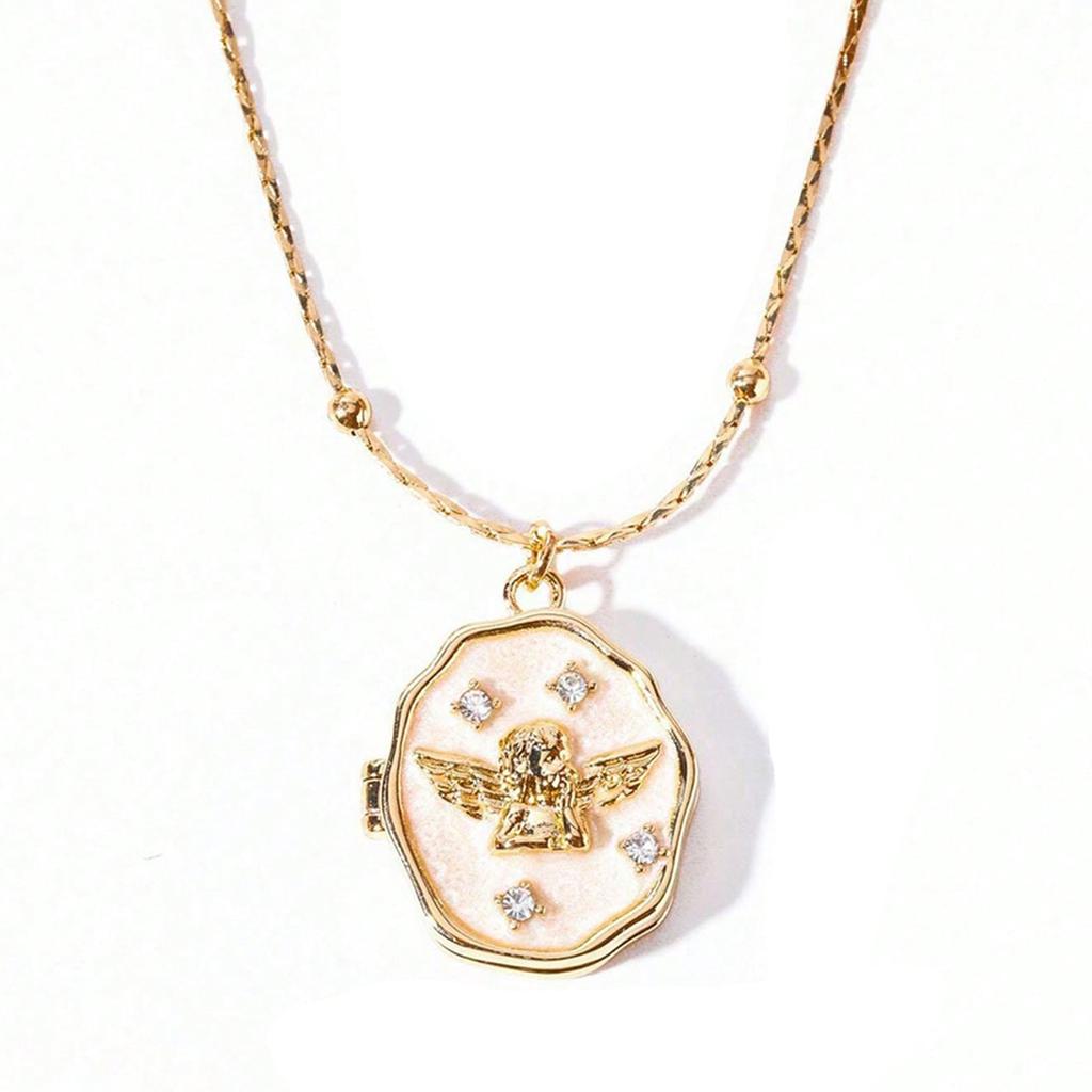 Custom Photo Gold Locket Necklace For Women, Personalized Memorial Gifts For Women Teen Girls Valentine's Day Birthday Anniversary