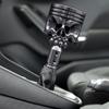Стильная ручка рычага переключения передач из нержавеющей стали в форме черепа для автомобилей с механической/автоматической коробкой передач
