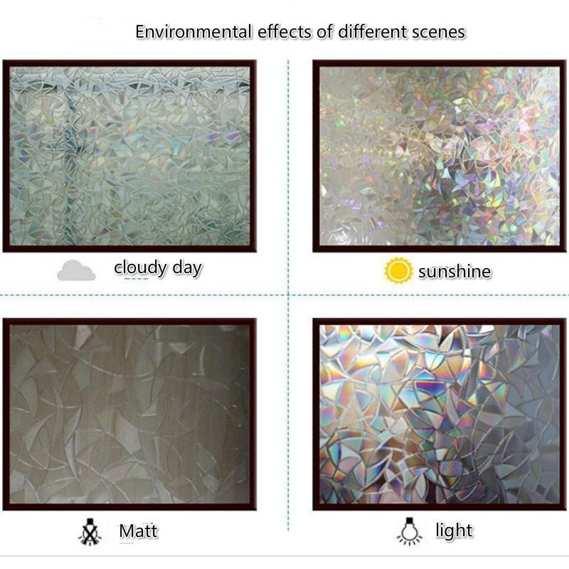 45x200cm Матовая красочная наклейка на окна. Пленка