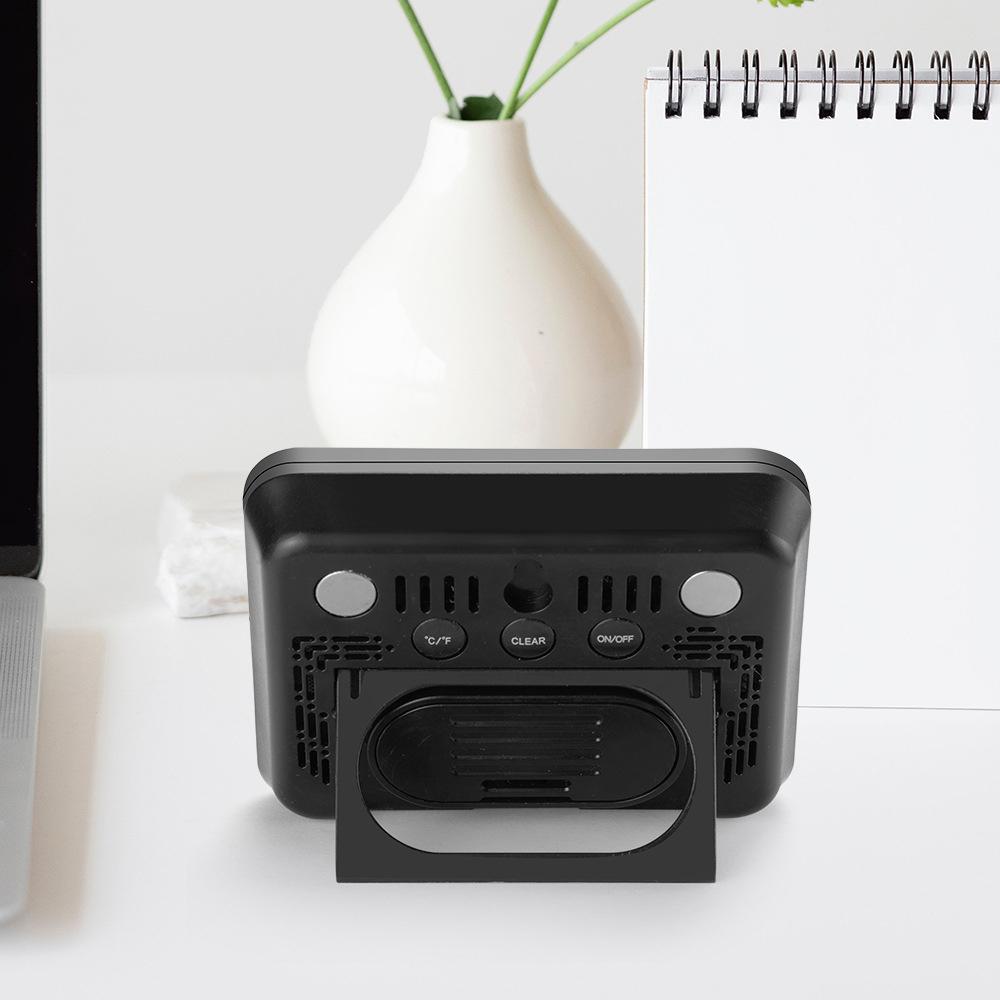 Бытовой цифровой дисплей с большим экраном, измеритель температуры и влажности, многофункциональный цветной домашний прибор