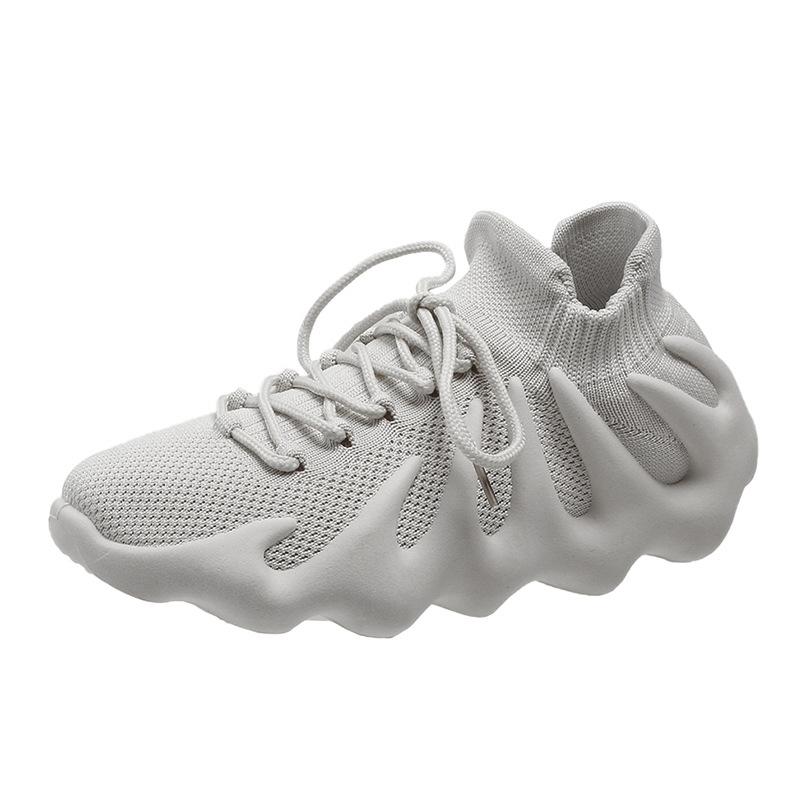 New Flying Woven Octopus Casual Sports Shoes Korean Version Trendy Couple Shoes Breathable Volcano Socks Men's and Women's Shoes