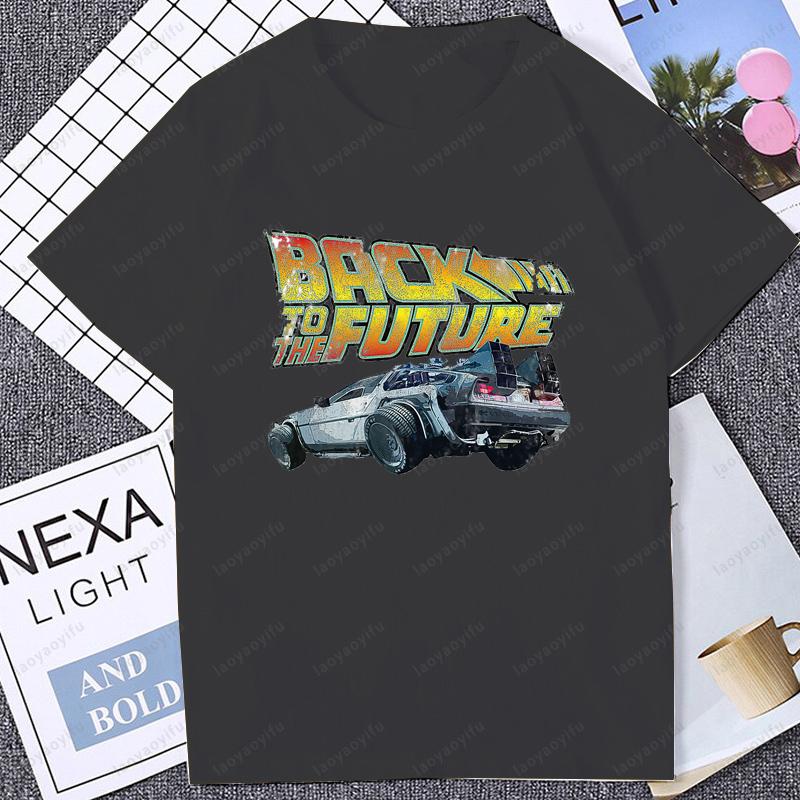 Unisexs Clothing Doc Brown Back To The Future Back To The Future 121 Gigawatts Fun Tops Tee T Shirt Loose Tops TShirt