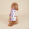 Striped Dog Shirt,American Flag Star Dog Clothes for Small Dogs Girl Boy Costume, Puppy Onesie, Pet Cat Outfit Independence Day