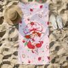 Towel Beach Towel Oversized Quick S-ShortcakesE Dry Towel S-Strawberry Absorbent Soft Swim BeachTowels for Kawaii Men Women